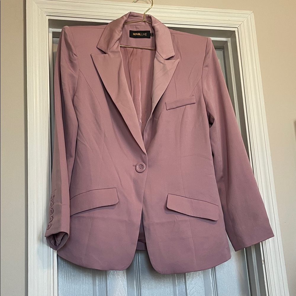 Fashion Nova LUXE Women's Pink Blazer